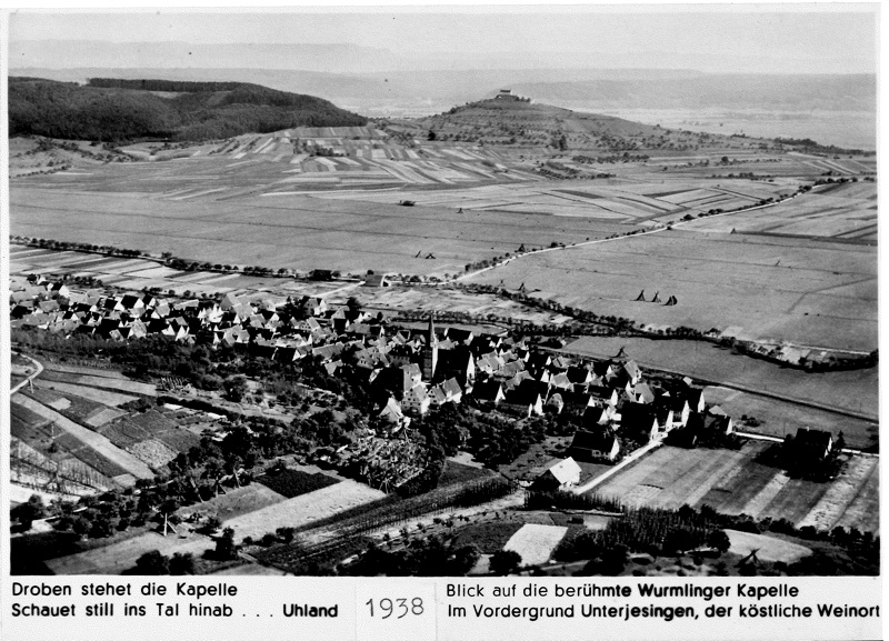 Unterjesingen, Wurmlinger Kapelle 1938